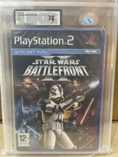 Image of Playsation 2 PS2 StarWars Battlefront 2 UKG Graded 70 EX+ 2005 New Sealed