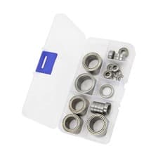 Image of Ball Bearings Set Stainless Steel Replacement RC Bearings With Plastic Box EC