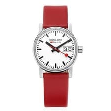 Image of MONDAINE Railway Evo2 Date Women's Leather Watch MSE.30210.LC 145949340