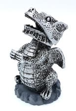 Image of Silver Dragon Incense Cone Holder Burner