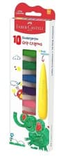 Image of Faber-Castell Kindergarten Grip Crayons - Pack of 10 (Assorted)