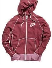 Image of Nike AW77 Hoody Track Top Jacket Sweatshirt Burgundy / Red Authentic Brand New