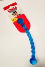 Image of Kong Safestix Small 12" Blue Durable Dog Tug Toy Fetch Flexible Bounce