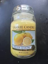 Image of Yankee Candle Large Jar Meyer Lemon Rare Discontinued