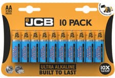 Image of 10x AA JCB Super Power Ultra Alkaline R6 1.5V Battery LR6 MN1500 Longest Exp
