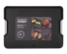 Image of Joseph Joseph Cut & Carve Plus - Multifunction large Chopping Board Black 41x29
