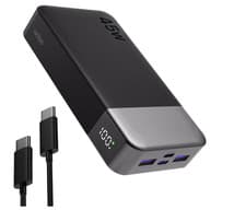 Image of Power Bank 20000mAh 45W PD Fast charger External Backup Battery For Mobile Phone