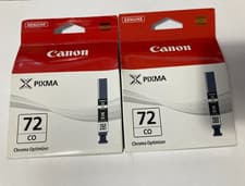 Image of Canon ink 72 PGI Pixma CO + CO (Chroma Optimiser + Chroma Optimiser) Genuine x2