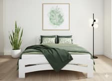 Image of Super King Bed Frame 6ft – Solid Pine Wooden Bed Frame for Adults, F10