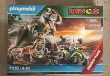 Image of Playmobil 71183 Dinosaur T-Rex Attack Promo Set
