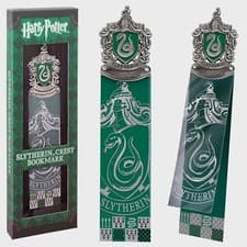 Image of Harry Potter Slytherin Crest Bookmark by Noble Collection NN8716