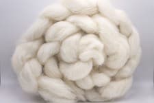 Image of Wool Roving Texel Blackface Lleyn Blend Hand Spinning Fiber Felting Combed Top