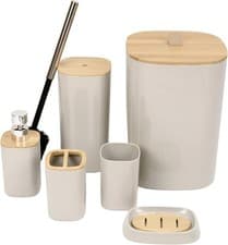 Image of 6 Pieces Bathroom Accessories Set Luxury Sets Available in four colours