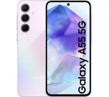Image of SAMSUNG Galaxy A55 5G - 256 GB, Awesome Lilac - REFURB-C