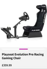 Image of Playseat Evolution Gaming Chair ActiFit For Racing Simulator Cockpit Foldable UK