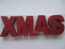 Image of Glittered Christmas Decorations (Choice of 2)