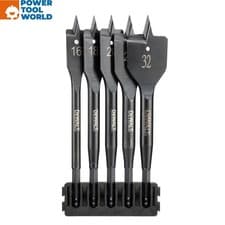 Image of DeWalt DT70834-QZ Extreme Flatwood TOUGHCASE Bit Bar Set x5 Pcs