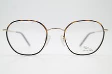 Image of Jaguar 33716-8100 Gold Brown Oval Metal Eyeglasses Frame New