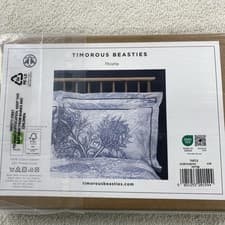 Image of Timorous Beasties Thistle Oxford Pillowcase Pair - 50 X 75 Cm