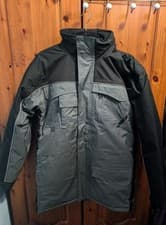 Image of Portwest S562 Ripstop RS Parka in black and grey.