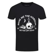 Image of Bring Me The Horizon T-Shirt BMTH Happy Song Better Dead Band Official New Black