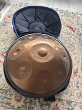 Image of Handpan Drum Steel Tongue Drum w/ Carry Case – Percussion Instrument