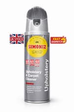Image of Car Upholstery & Carpet Cleaner Foam With Brush Car Seat Stain Remover 400ml