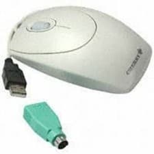 Image of MOUSE OPTICAL USB PS/2 GRY