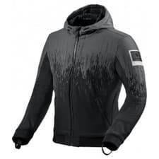 Image of Waterproof Motorcycle Jacket Revit Quantum 2 WB Black White Size L