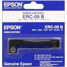 Image of Original Epson ERC-09 B Black Ink Ribbon Cartridge (C43S015354)
