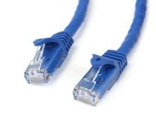 Image of N6PATC3MBL Startech Blue Gigabit Snagless RJ45 UTP Cat6 Patch Cable Cord 3m