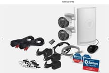 Image of Swann SWNVK-500SD2 CCTV Kit 4 Channel NVR 64GB Micro SD 2 x 1080p WiFi Cameras