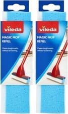 Image of Vileda New Magic 3 Action Mop Sponge Heads Refill - 2 Pack