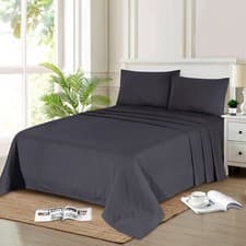 Image of 100% Brushed Cotton Thermal Flannelette Soft Fitted Sheet Extra Deep 32CM