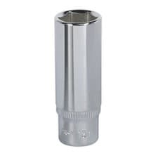 Image of Sealey SP1413D WallDrive® Socket 13mm Deep 1/4"Sq Drive Fully Polished