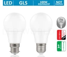Image of Warm/Cool/Day White Globe In E27 Standard Bayonet Light B22 Screw Bulbs LED GLS