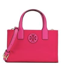 Image of TORY BURCH ELLA NYLON MINI TOTE 146437 694 Bright Pink