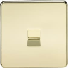 Image of Knightsbridge Screwless Telephone Master Socket