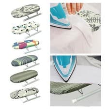 Image of Ironing Board Easy Operation with Folding Legs Countertop