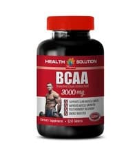 Image of muscle repair vitamins - BCAA 3000mg - amino acid supplement - 1 Bot 120 Tablets