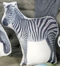 Image of Hoff Interior 2268 Pillow "Zebra" 43 x 40 x 10 cm Figurative