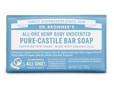Image of Dr Bronner's Baby Mild Soap Bar 140g