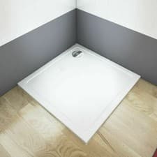 Image of New Stone Tray Shower Enclosure Walk In Bathroom Square / Rectangle + Free waste
