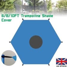 Image of 6ft/8ft/10ft Trampoline Cover Waterproof Trampoline Shade Cover for Playground