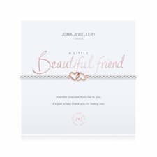 Image of Joma Jewellery A Little Beautiful Friend Silver Plated Beaded Bracelet + Gift Ba