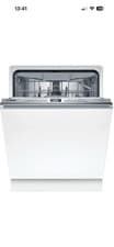 Image of Bosch Series 6 SMV6ZCX01G Built-In Fully Integrated Dishwasher - Stainless St...