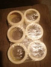 Image of 6 Rolls Of Clear SCOTCH 3M Packaging Tape 48mm x 66 Metres Parcel Packing