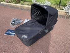 Image of Cybex Callisto Carrycot In Black Inc All Accessories. New Never Used.