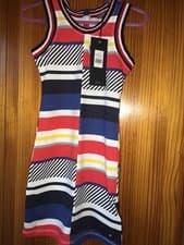 Image of Baby Girl Dress 12-18 Months Tommy Hilfiger New Tags On The Track Perry Knit