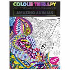Image of Animal Colouring Book A4 - Adult Anti Stress 48 Page Book For Relaxing Mind Gift